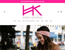 Tablet Screenshot of houseofkoopslie.com